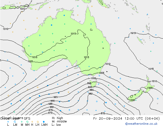 Cloud layer GFS September 2024