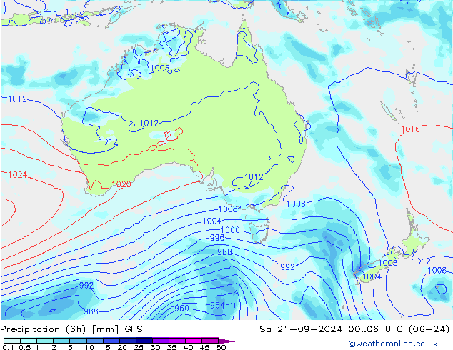 Z500/Rain (+SLP)/Z850 GFS  21.09.2024 06 UTC