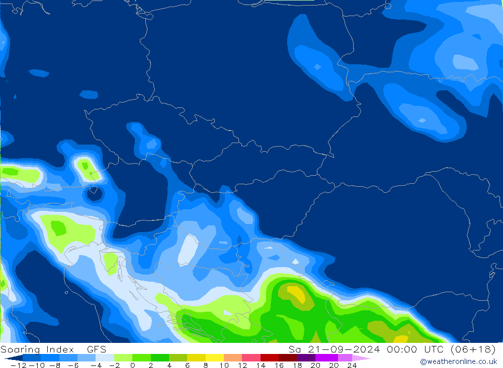 Soaring Index GFS Sa 21.09.2024 00 UTC