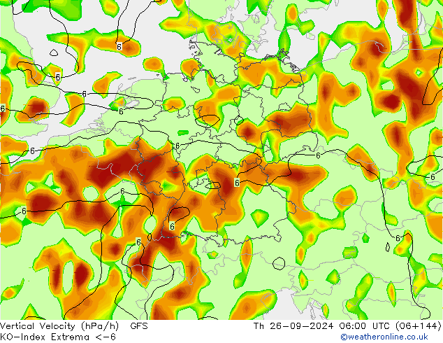 Convection-Index GFS Qui 26.09.2024 06 UTC