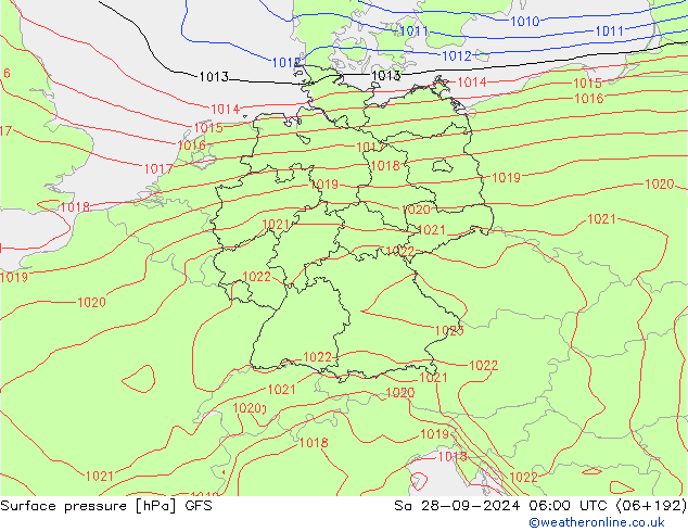 GFS: za 28.09.2024 06 UTC