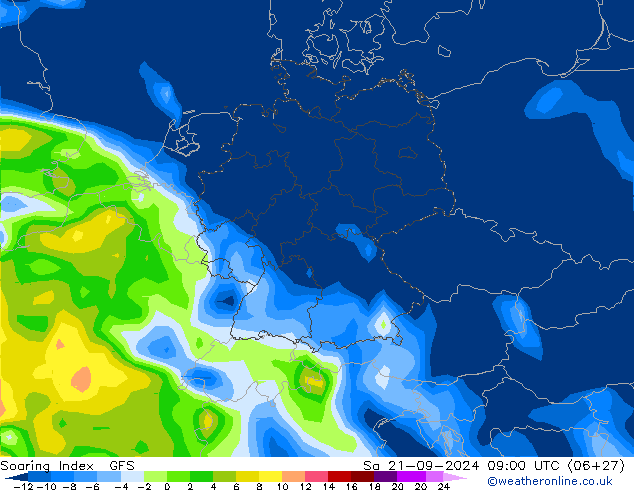 Soaring Index GFS Sa 21.09.2024 09 UTC