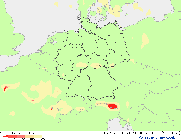 Visibility GFS September 2024