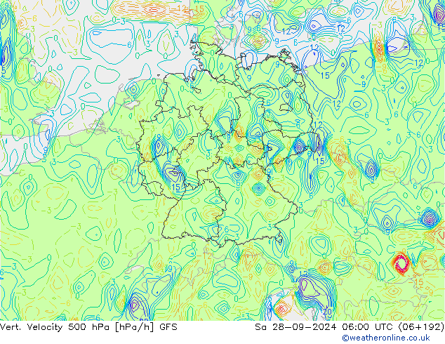 Vert. Velocity 500 hPa GFS So 28.09.2024 06 UTC