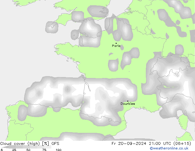 облака (средний) GFS Сентябрь 2024