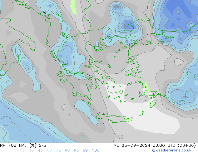 RH 700 hPa GFS Setembro 2024