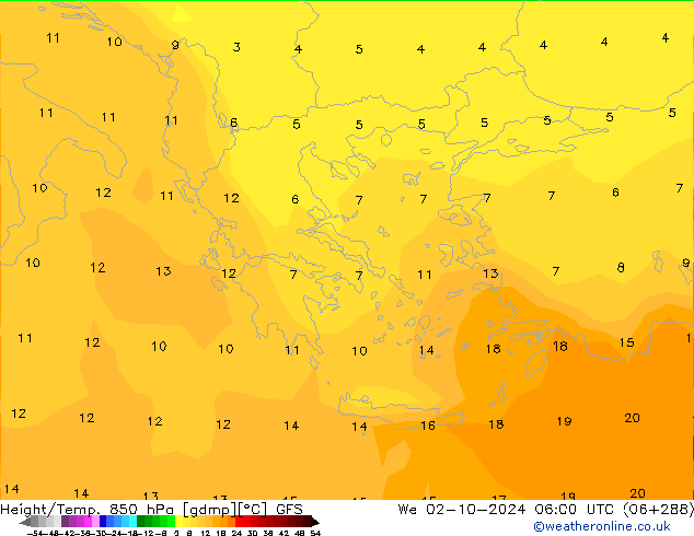 Z500/Regen(+SLP)/Z850 GFS wo 02.10.2024 06 UTC