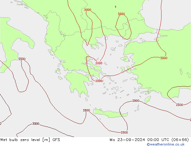 Theta-W Zero termico GFS Settembre 2024