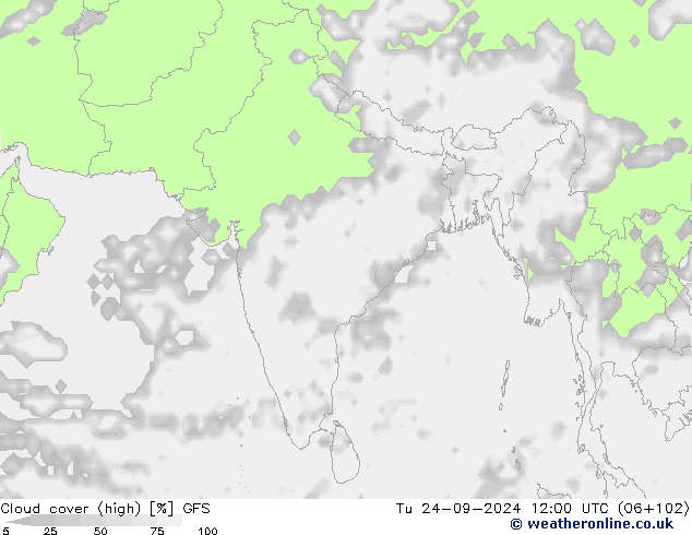 nuvens (high) GFS Ter 24.09.2024 12 UTC