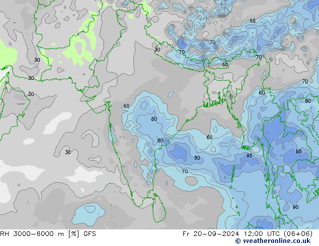 RV 3000-6000 m GFS vr 20.09.2024 12 UTC