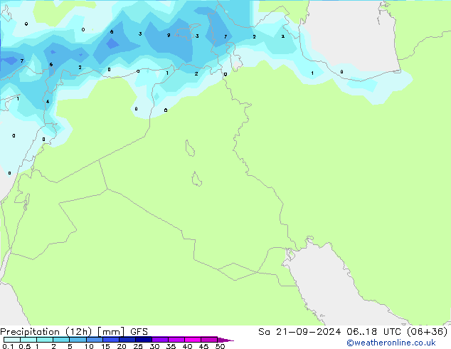  (12h) GFS  21.09.2024 18 UTC