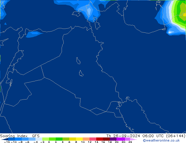 Soaring Index GFS do 26.09.2024 06 UTC