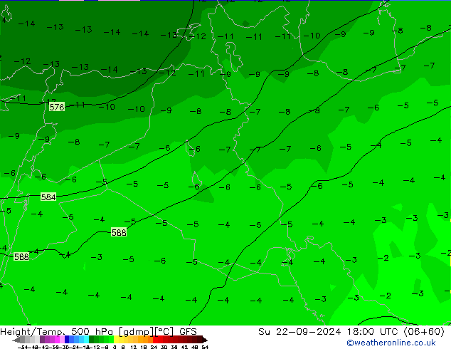 GFS: dom 22.09.2024 18 UTC