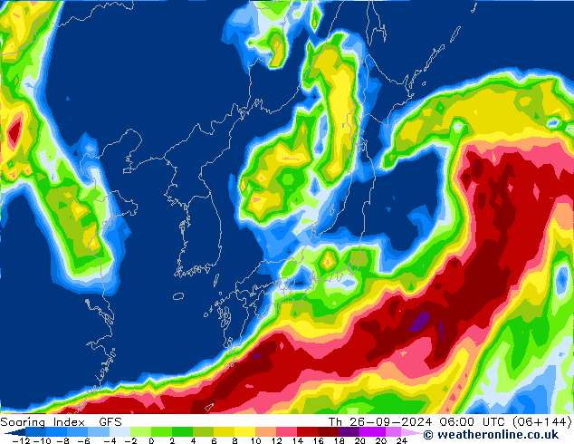 Soaring Index GFS Th 26.09.2024 06 UTC