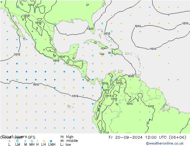 Wolkenschichten GFS Fr 20.09.2024 12 UTC