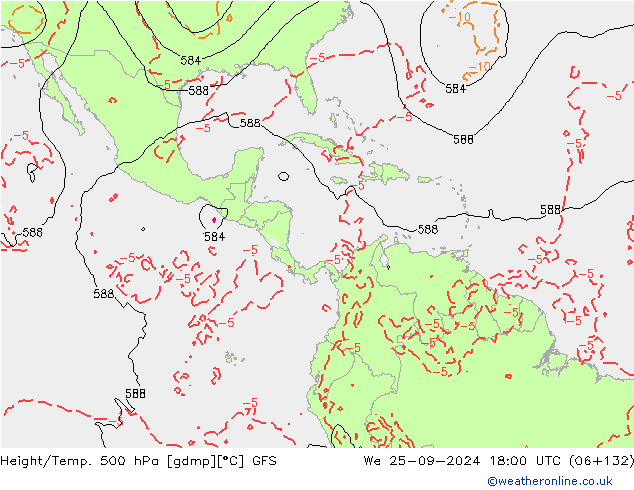 GFS: Mi 25.09.2024 18 UTC