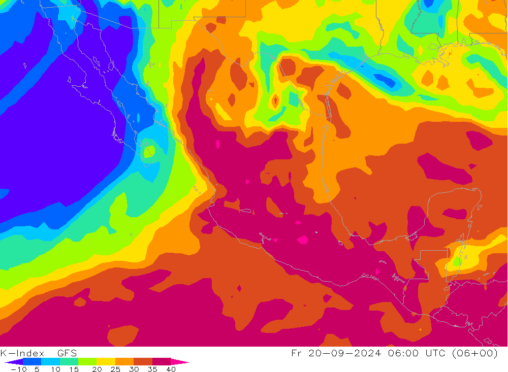 K-Index GFS Sex 20.09.2024 06 UTC