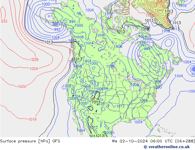 GFS: We 02.10.2024 06 UTC