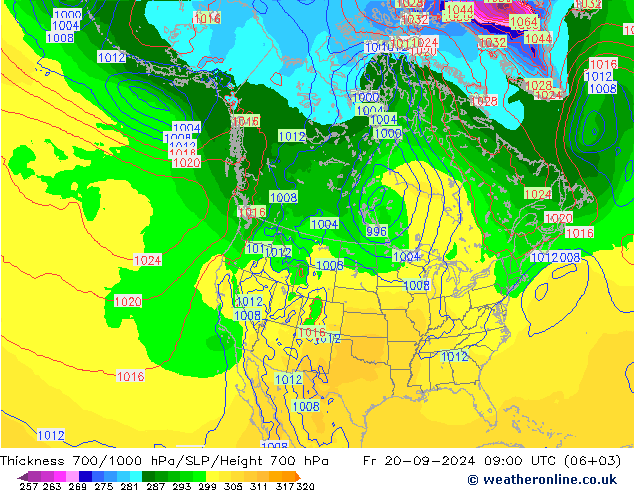 Thck 700-1000 hPa GFS Fr 20.09.2024 09 UTC