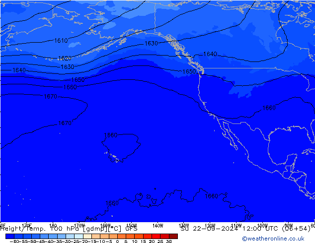 Height/Temp. 100 hPa GFS dom 22.09.2024 12 UTC