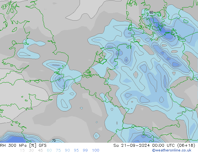 RH 300 hPa GFS  21.09.2024 00 UTC