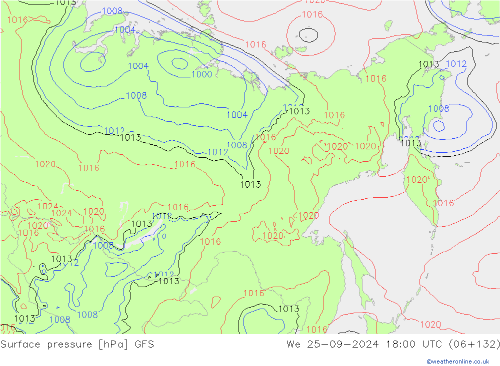 GFS: wo 25.09.2024 18 UTC