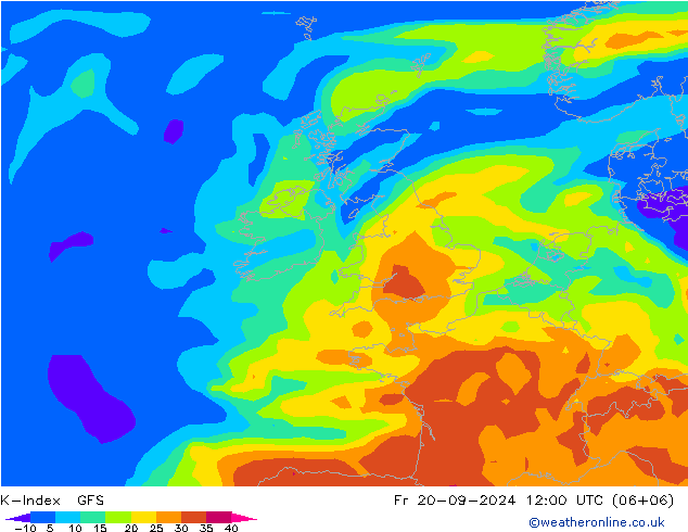 K-Index GFS pt. 20.09.2024 12 UTC