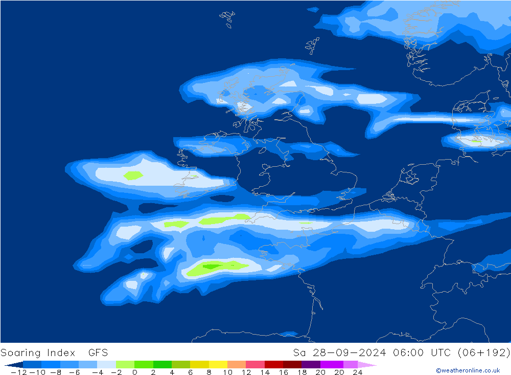 Soaring Index GFS Sa 28.09.2024 06 UTC