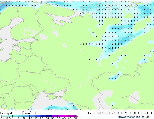 precipitação GFS Sex 20.09.2024 21 UTC