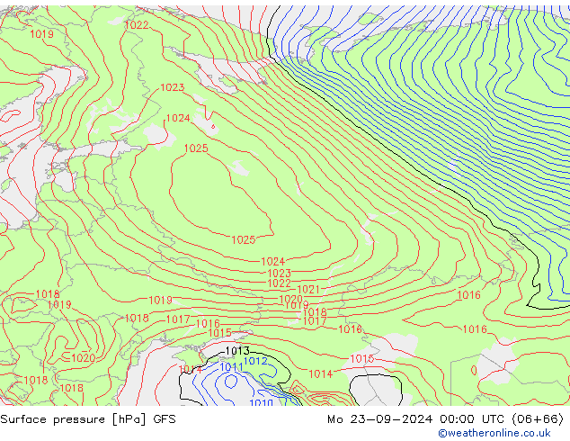 GFS: Mo 23.09.2024 00 UTC