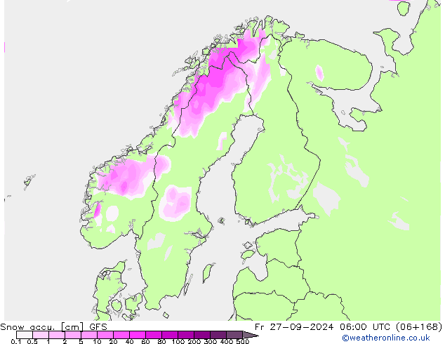 Snow accu. GFS September 2024