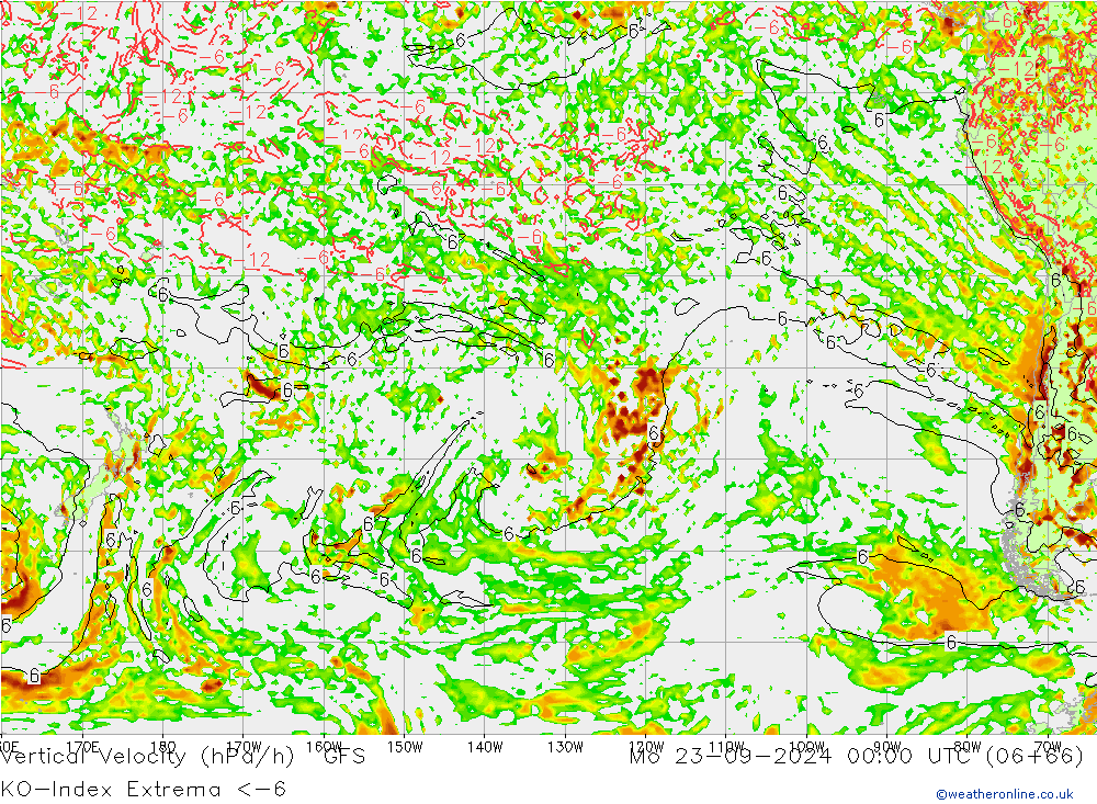 Convection-Index GFS Po 23.09.2024 00 UTC