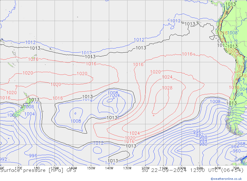 GFS: Su 22.09.2024 12 UTC