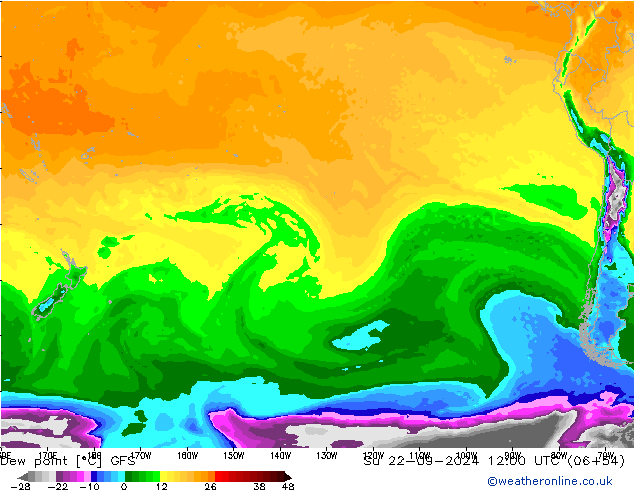 punkt rosy GFS nie. 22.09.2024 12 UTC