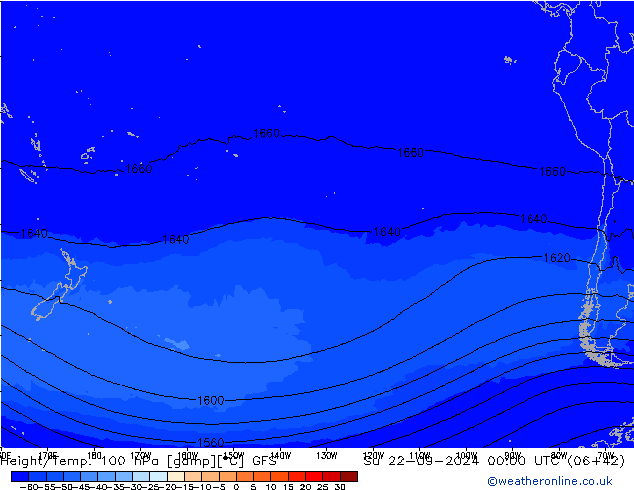 Height/Temp. 100 hPa GFS Su 22.09.2024 00 UTC