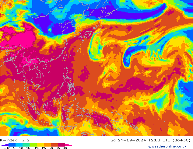 K-Index GFS So 21.09.2024 12 UTC