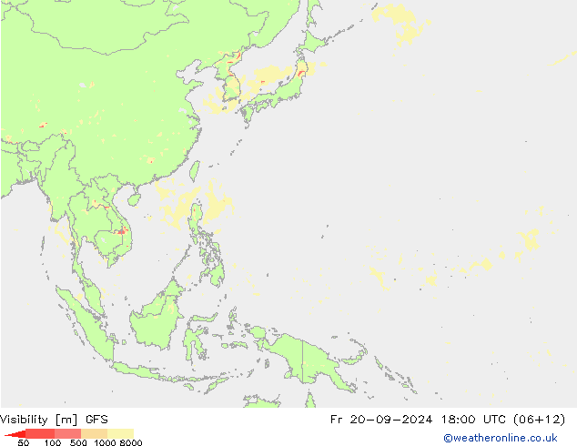 Sichtweite GFS Fr 20.09.2024 18 UTC