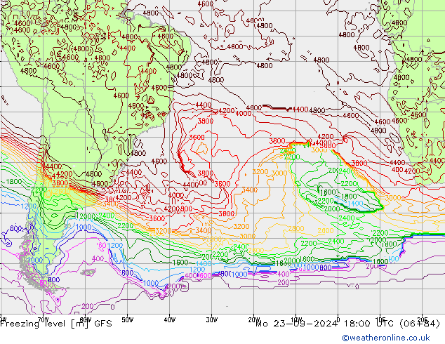 Freezing level GFS September 2024