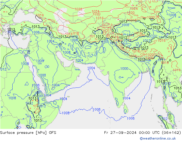 GFS: Sex 27.09.2024 00 UTC