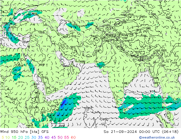  950 hPa GFS  21.09.2024 00 UTC