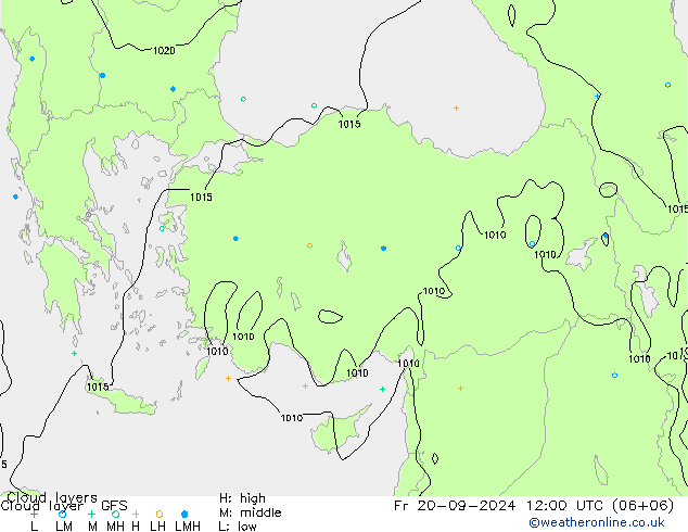 Cloud layer GFS septembre 2024