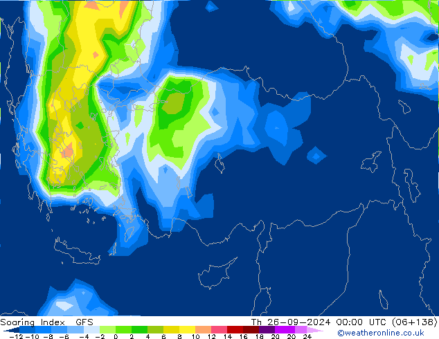 Soaring Index GFS septembre 2024