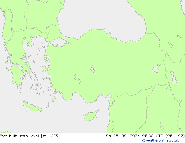 Theta-W Nulgradenniveau GFS za 28.09.2024 06 UTC