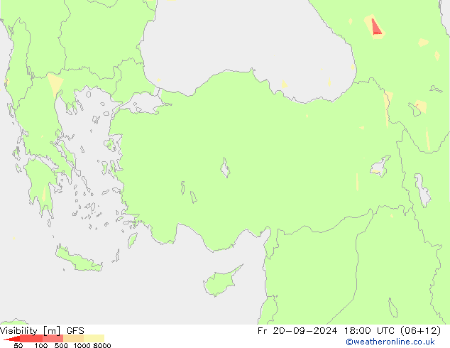 видимость GFS пт 20.09.2024 18 UTC