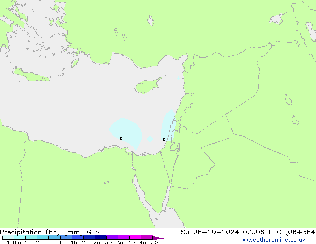 Z500/Rain (+SLP)/Z850 GFS dim 06.10.2024 06 UTC