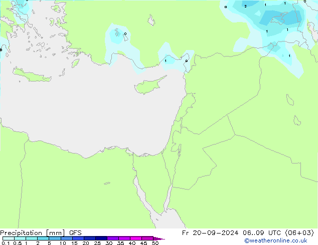 precipitação GFS Setembro 2024