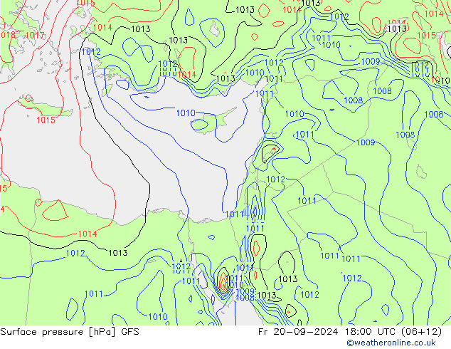 GFS: ven 20.09.2024 18 UTC