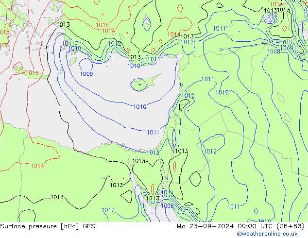 GFS: pon. 23.09.2024 00 UTC