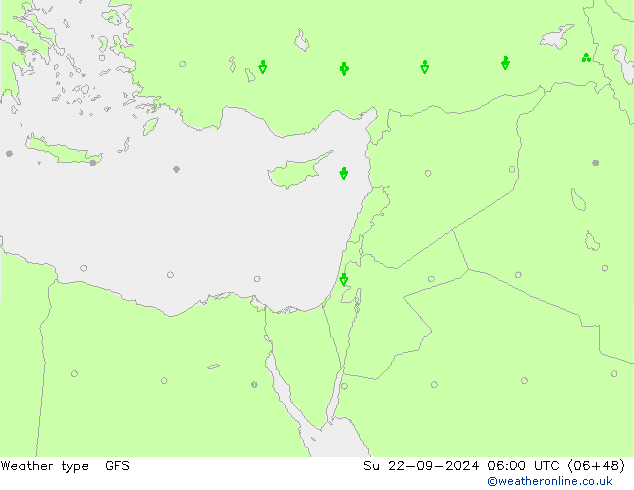 Weather type GFS Ne 22.09.2024 06 UTC