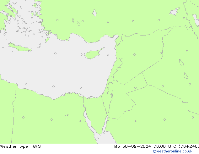 Weather type GFS Mo 30.09.2024 06 UTC